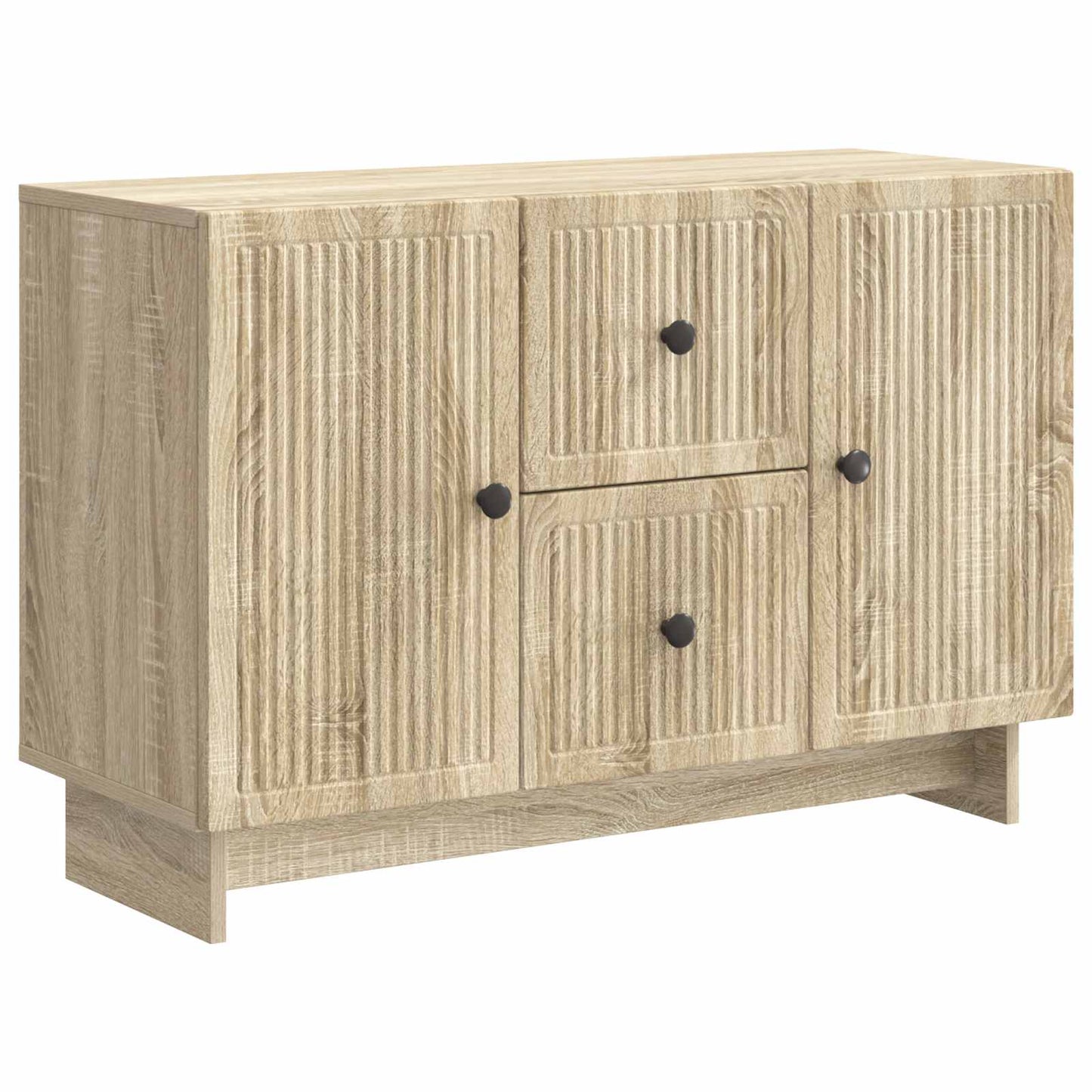 Dressoir met lade Sonoma Eiken 89 x 34,5 x 60 cm Bewerkt hout is nu te koop bij PeponiXL, paradijselijk wonen!