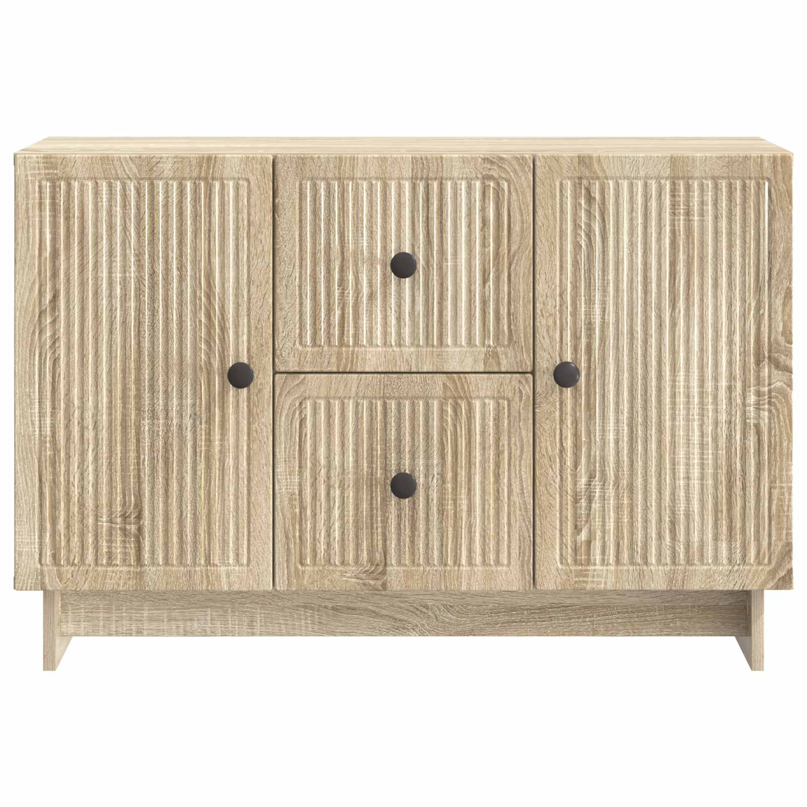 Dressoir met lade Sonoma Eiken 89 x 34,5 x 60 cm Bewerkt hout is nu te koop bij PeponiXL, paradijselijk wonen!