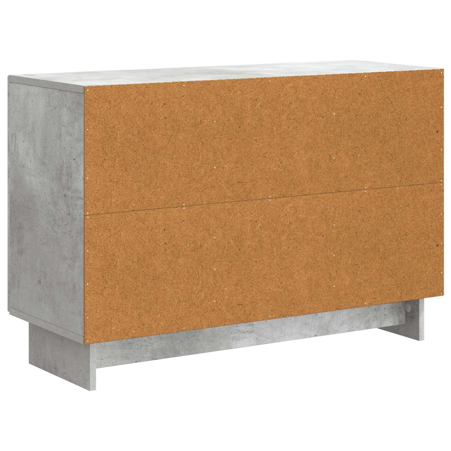 Dressoir met lade Betongrijs 89 x 34,5 x 60 cm Bewerkt hout is nu te koop bij PeponiXL, paradijselijk wonen!