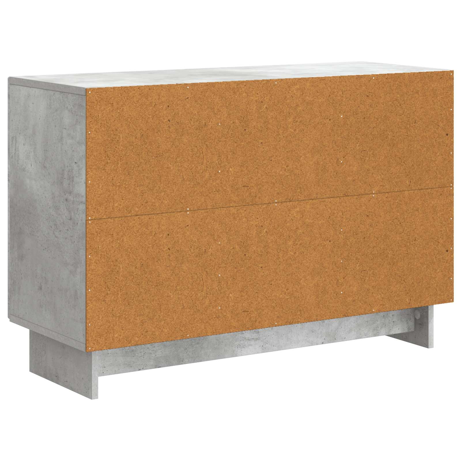 Dressoir met lade Betongrijs 89 x 34,5 x 60 cm Bewerkt hout is nu te koop bij PeponiXL, paradijselijk wonen!