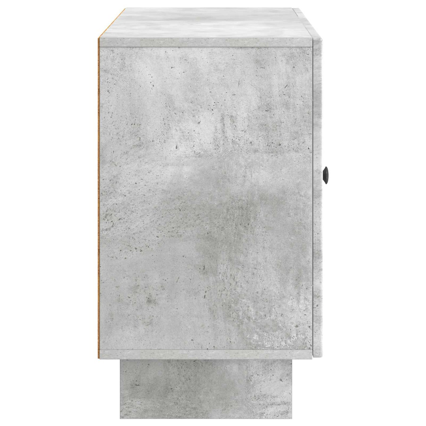 Dressoir met lade Betongrijs 89 x 34,5 x 60 cm Bewerkt hout is nu te koop bij PeponiXL, paradijselijk wonen!