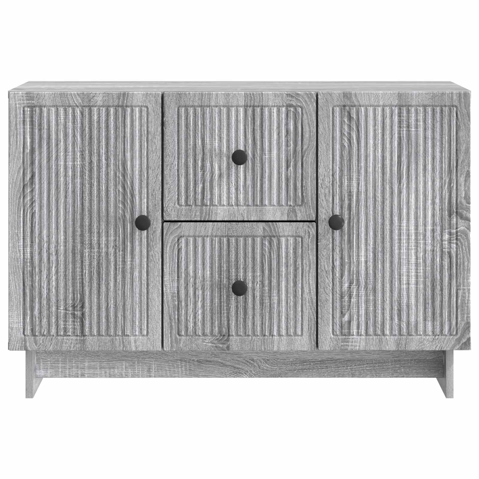 Dressoir met lade Grijs sonoma 89 x 34,5 x 60 cm Bewerkt hout is nu te koop bij PeponiXL, paradijselijk wonen!