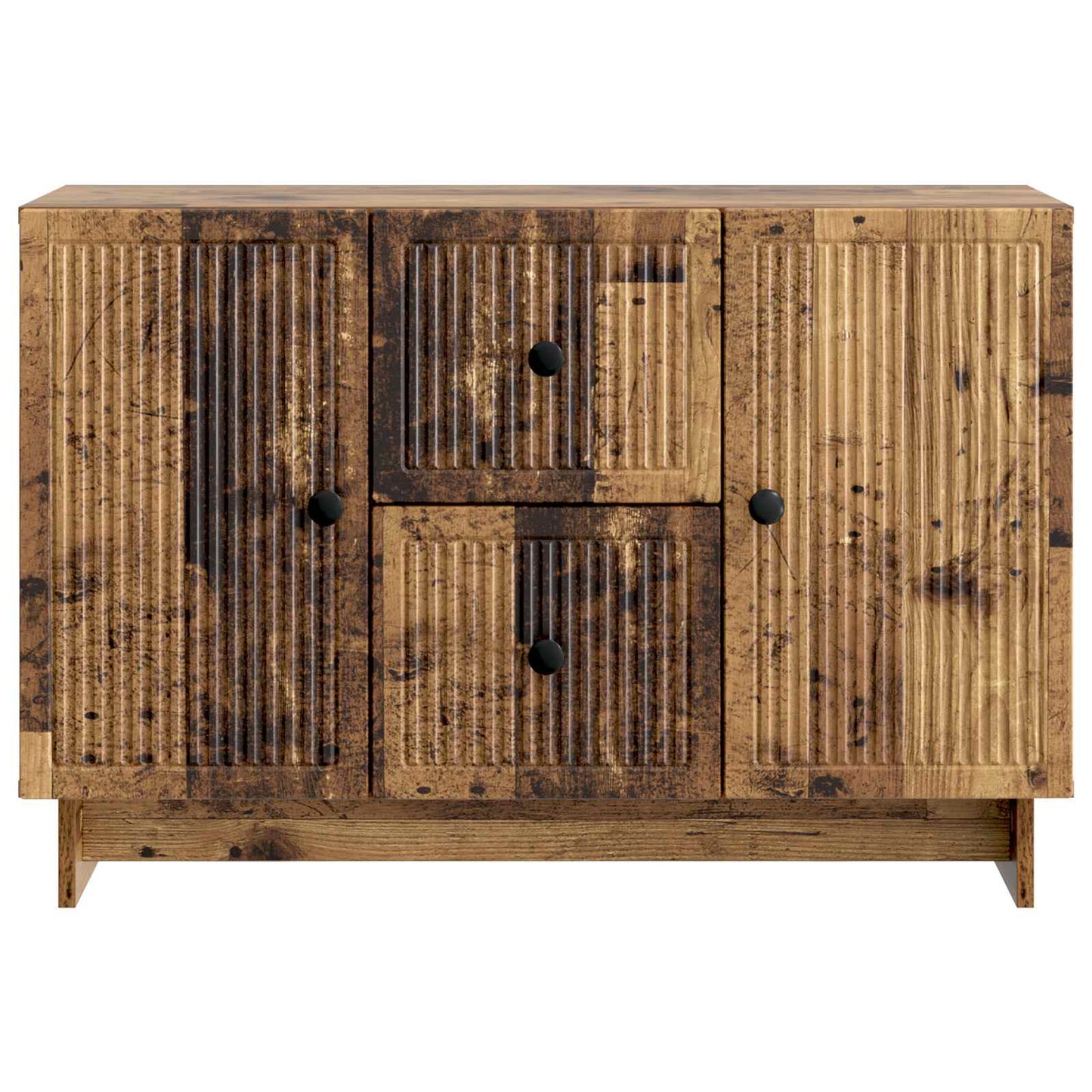 Dressoir met lade Oud hout 89 x 34,5 x 60 cm Bewerkt hout is nu te koop bij PeponiXL, paradijselijk wonen!