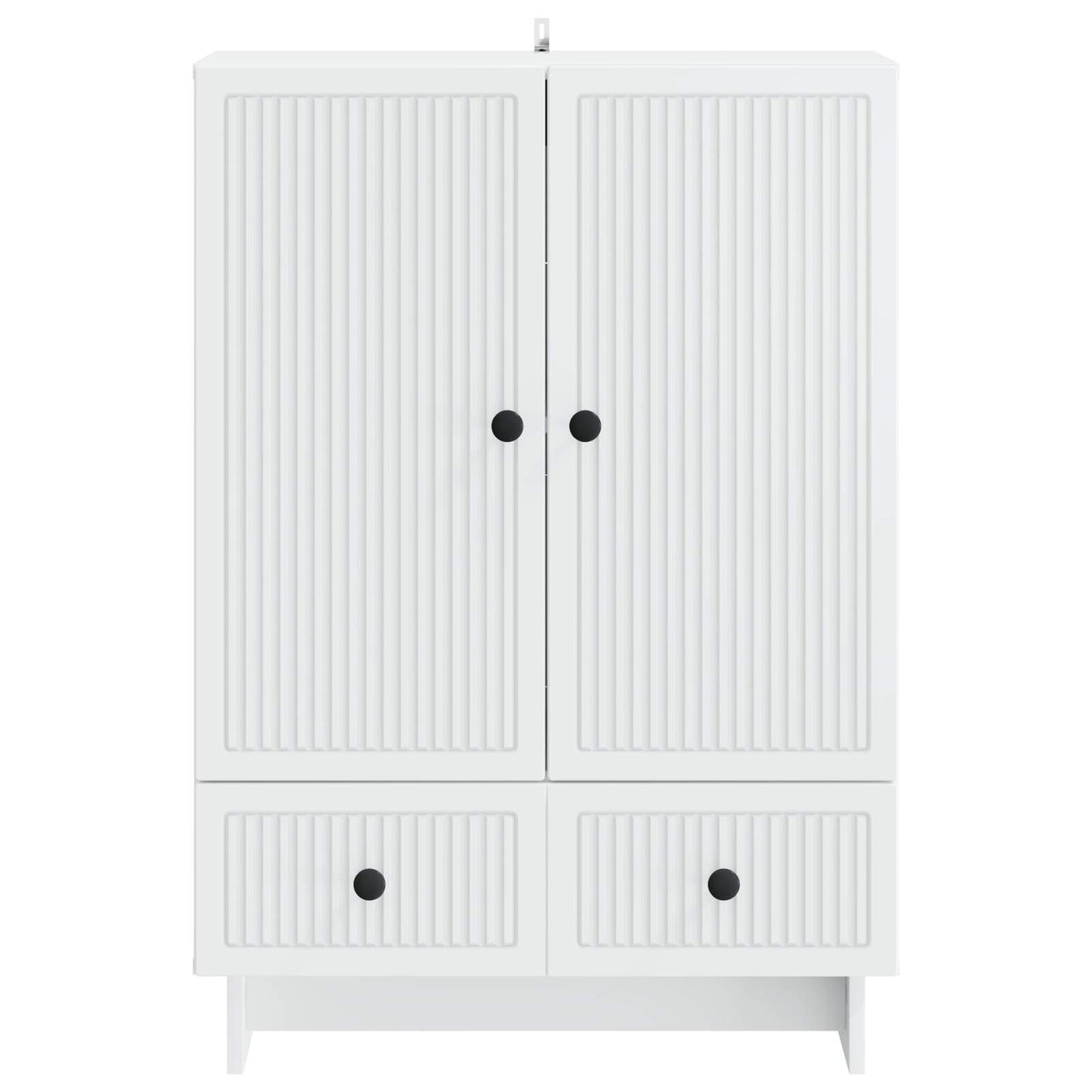 Dressoir Wit 66 x 34,5 x 95 cm Geconstrueerd hout is nu te koop bij PeponiXL, paradijselijk wonen!