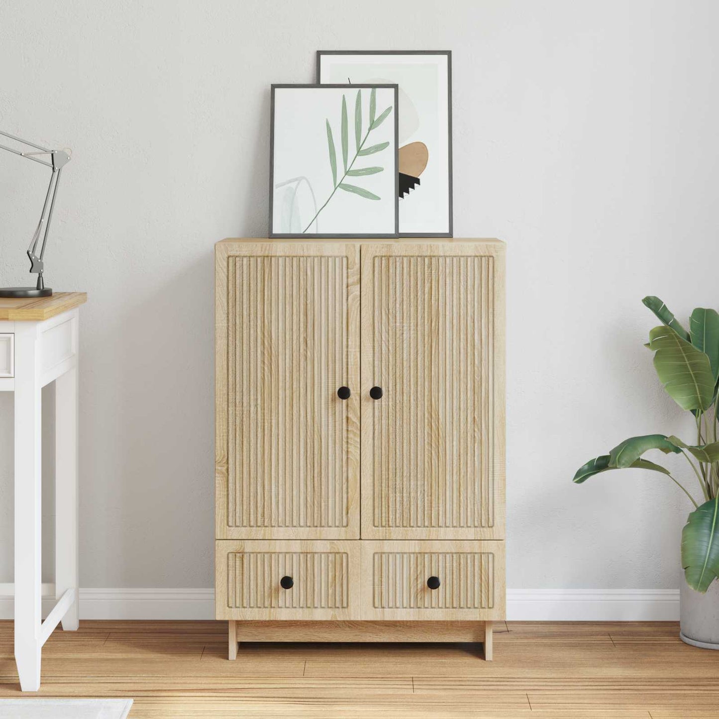 Dressoir Sonoma Eiken 66 x 34,5 x 95 cm Bewerkt hout is nu te koop bij PeponiXL, paradijselijk wonen!