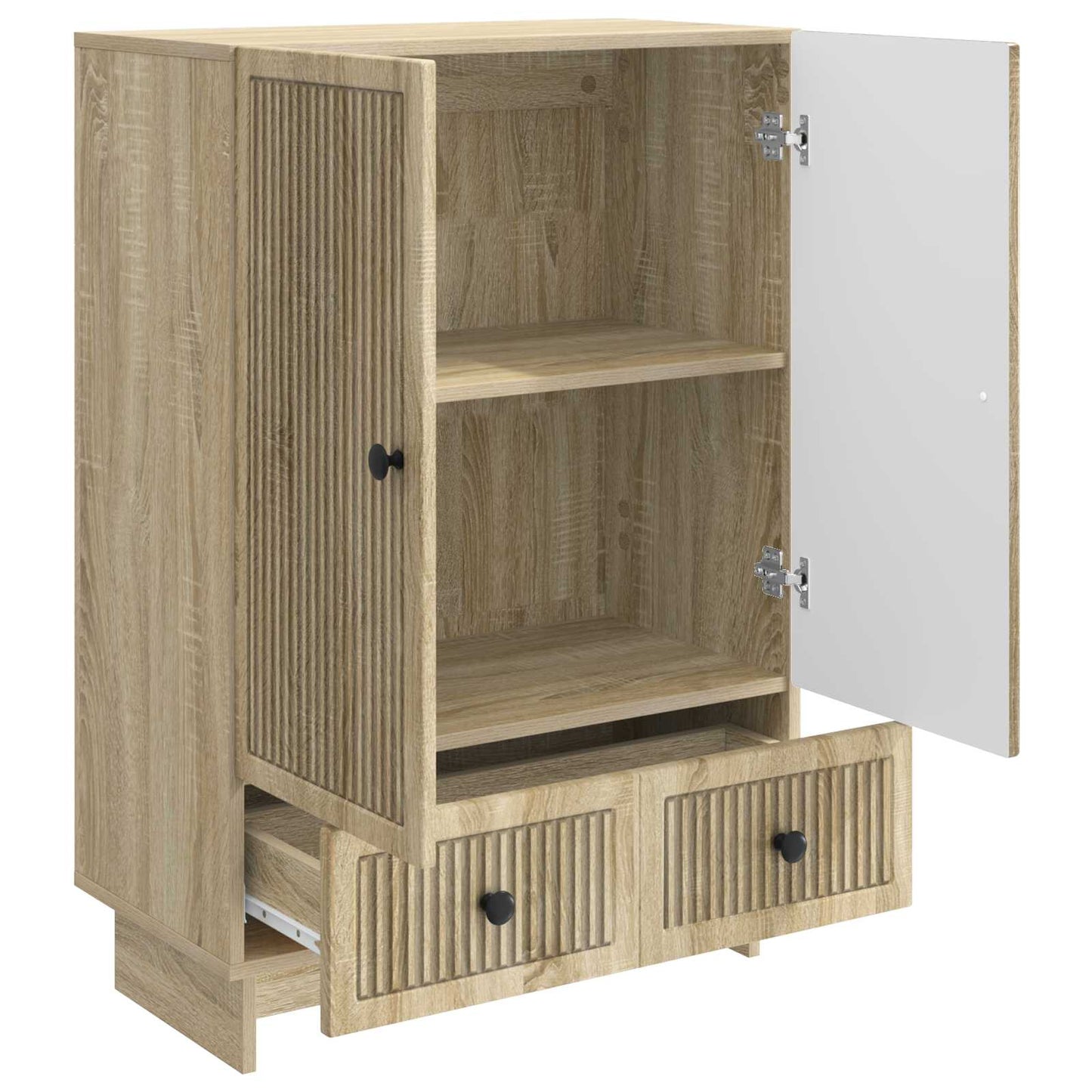 Dressoir Sonoma Eiken 66 x 34,5 x 95 cm Bewerkt hout is nu te koop bij PeponiXL, paradijselijk wonen!
