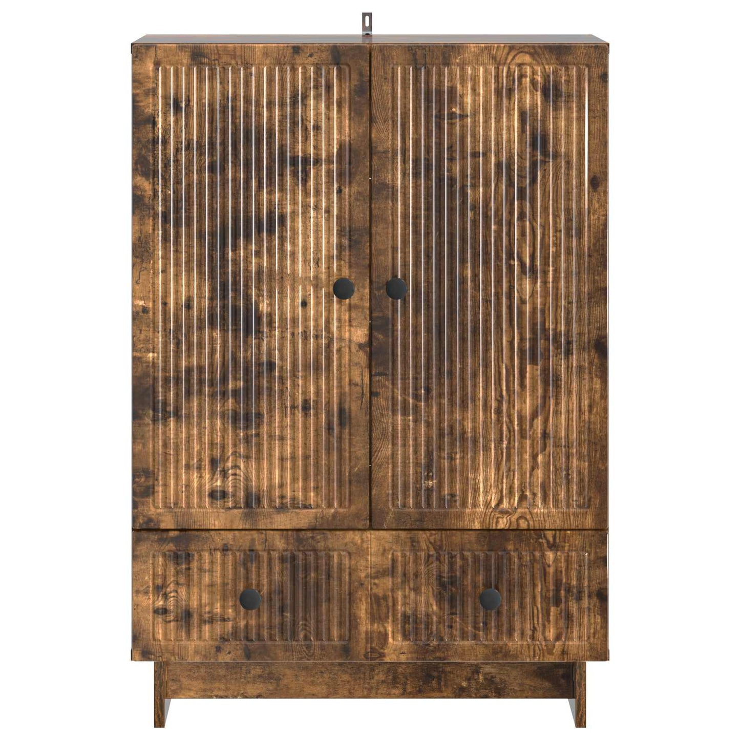 Dressoir Gerookte Eik 66 x 34,5 x 95 cm Geconstrueerd hout is nu te koop bij PeponiXL, paradijselijk wonen!