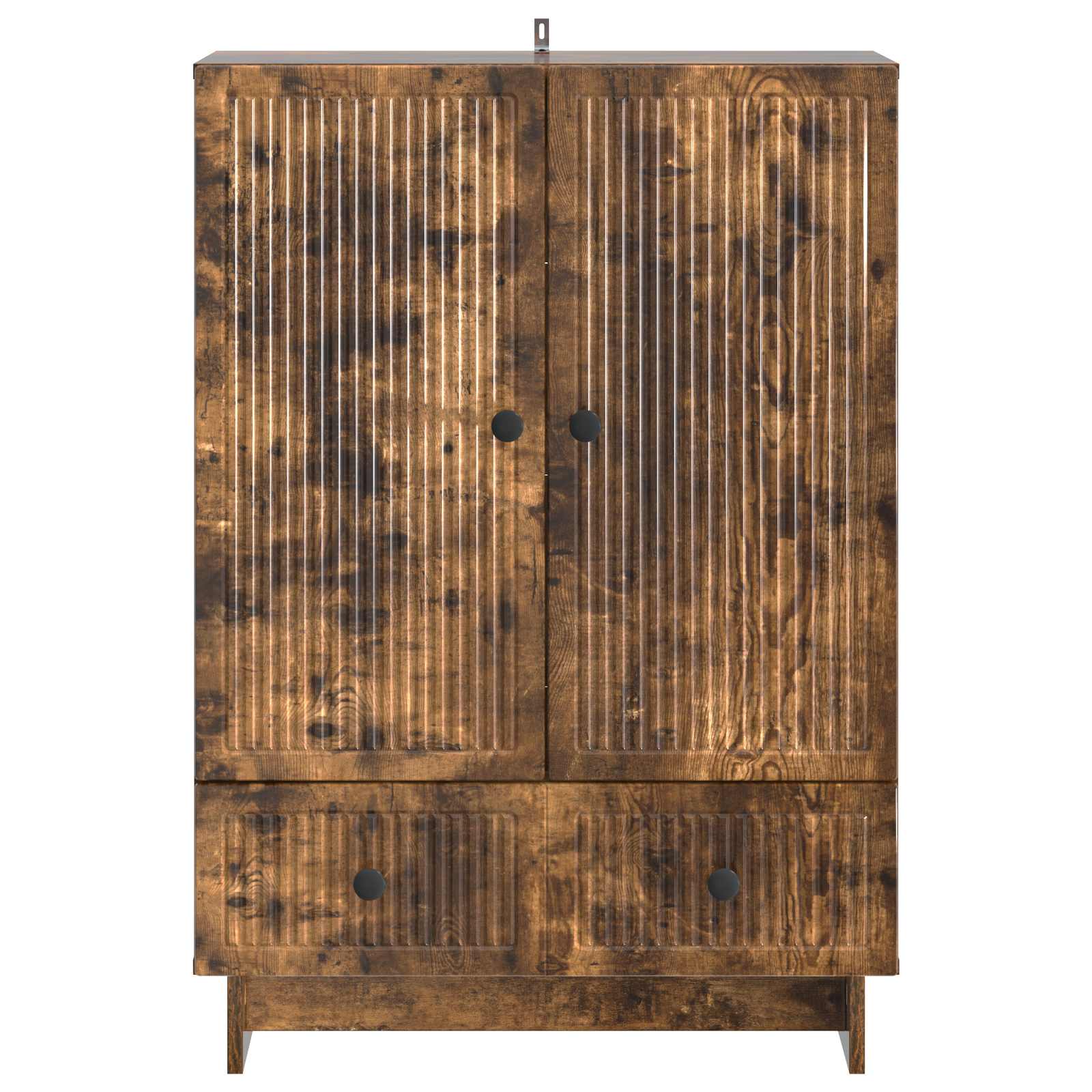 Dressoir Gerookte Eik 66 x 34,5 x 95 cm Geconstrueerd hout is nu te koop bij PeponiXL, paradijselijk wonen!