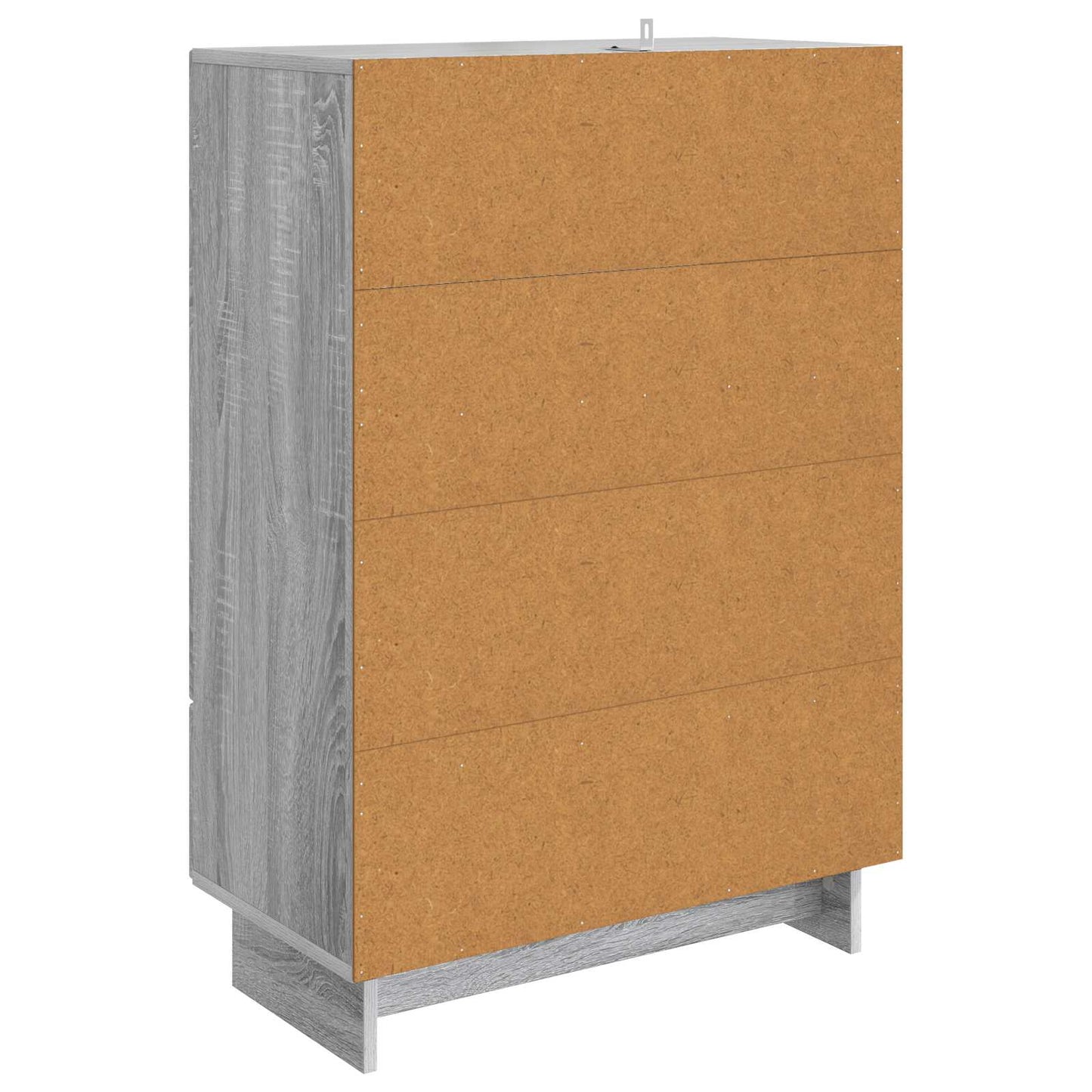 Dressoir Grijze Sonoma 66 x 34,5 x 95 cm Geconstrueerd hout is nu te koop bij PeponiXL, paradijselijk wonen!