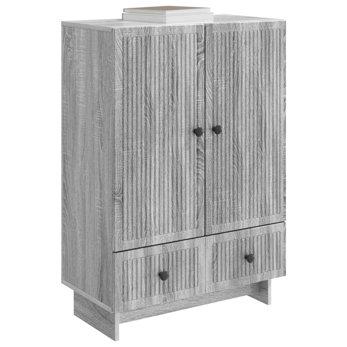 Dressoir Grijze Sonoma 66 x 34,5 x 95 cm Geconstrueerd hout is nu te koop bij PeponiXL, paradijselijk wonen!