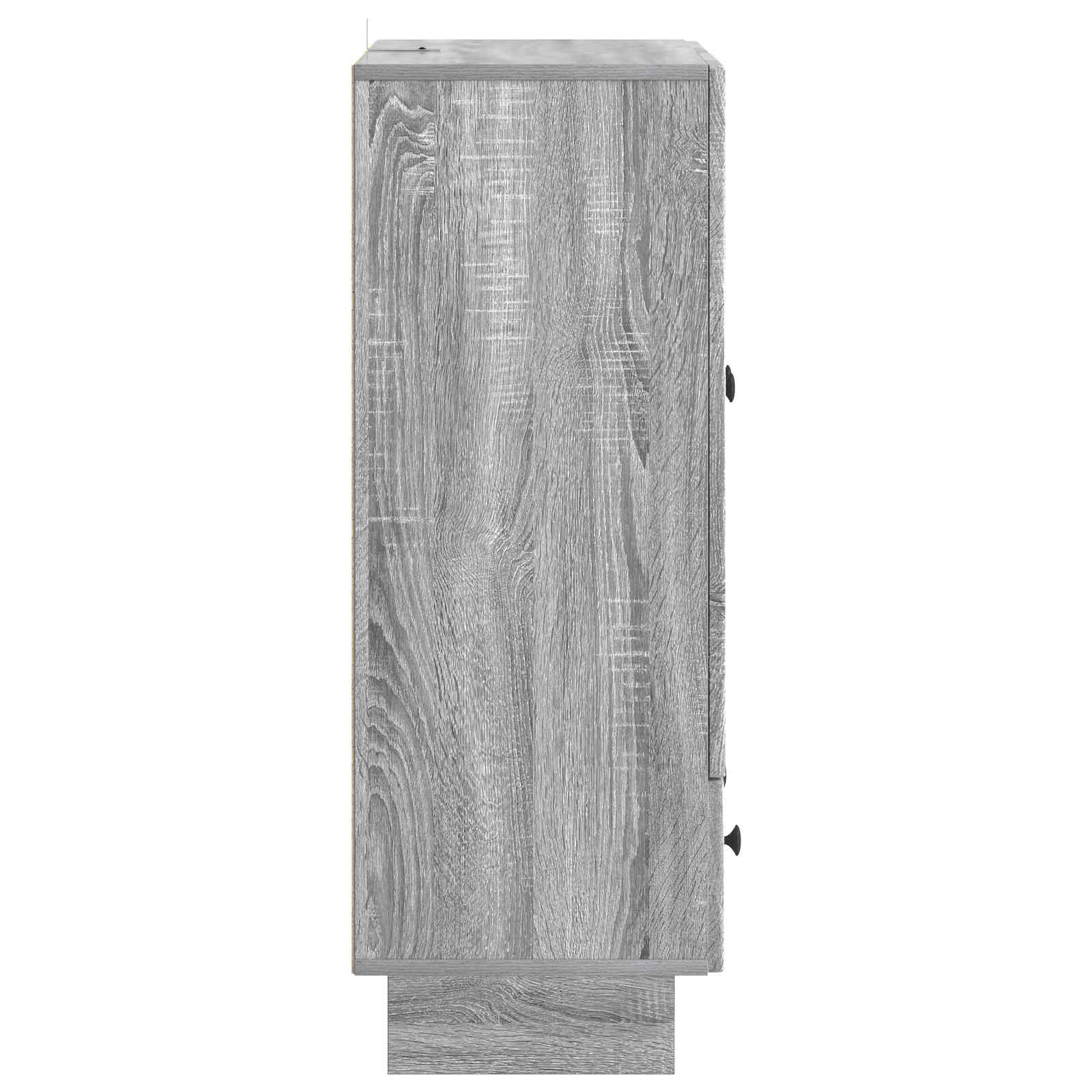 Dressoir Grijze Sonoma 66 x 34,5 x 95 cm Geconstrueerd hout is nu te koop bij PeponiXL, paradijselijk wonen!