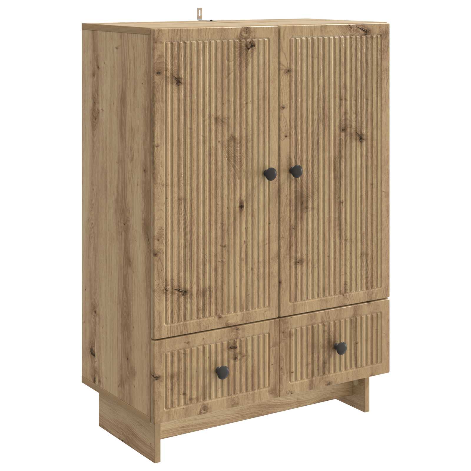 Dressoir Artisan Eik 66 x 34,5 x 95 cm Geconstrueerd hout is nu te koop bij PeponiXL, paradijselijk wonen!