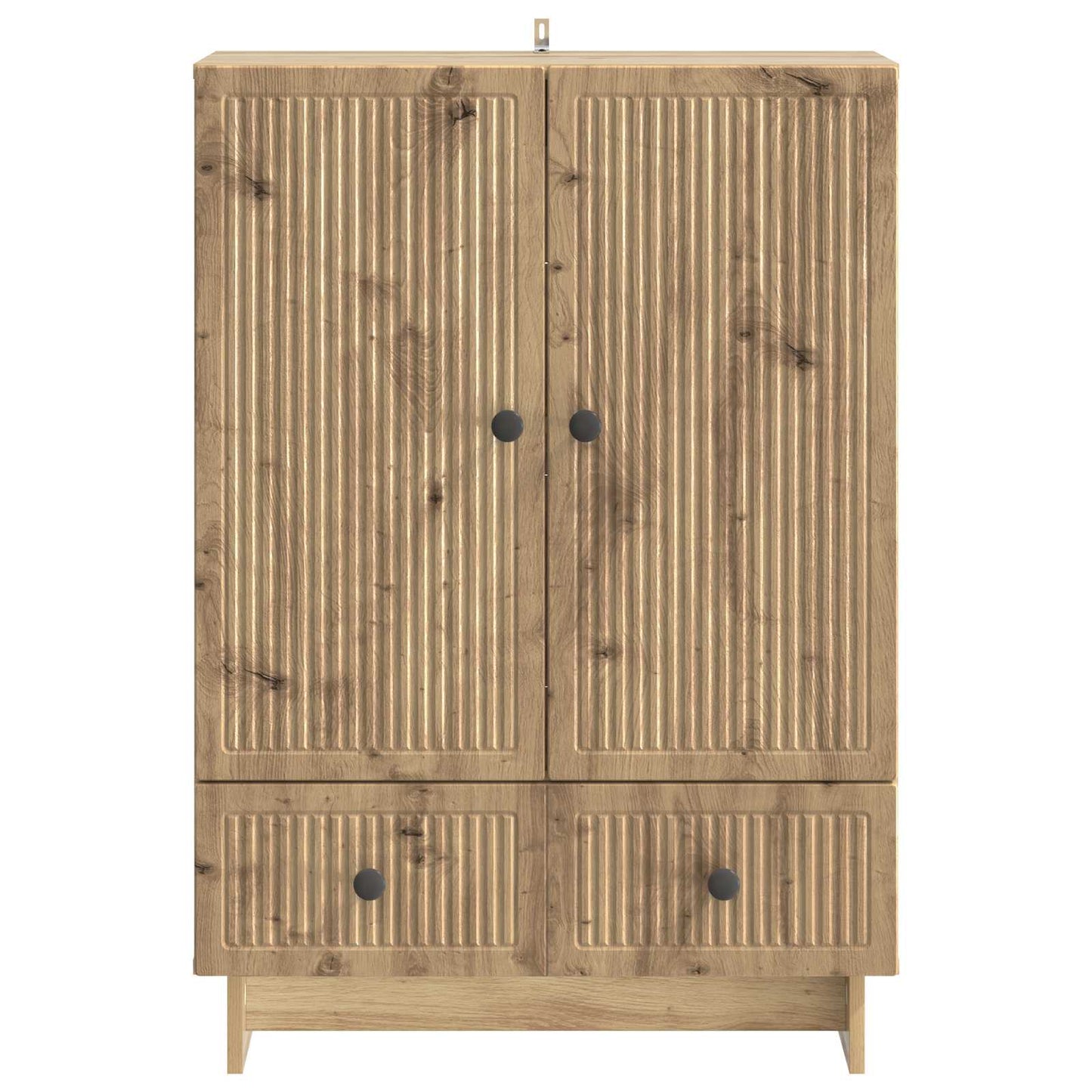 Dressoir Artisan Eik 66 x 34,5 x 95 cm Geconstrueerd hout is nu te koop bij PeponiXL, paradijselijk wonen!