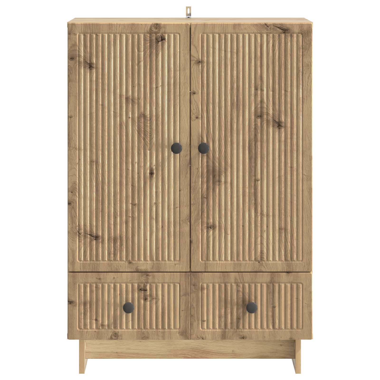 Dressoir Artisan Eik 66 x 34,5 x 95 cm Geconstrueerd hout is nu te koop bij PeponiXL, paradijselijk wonen!