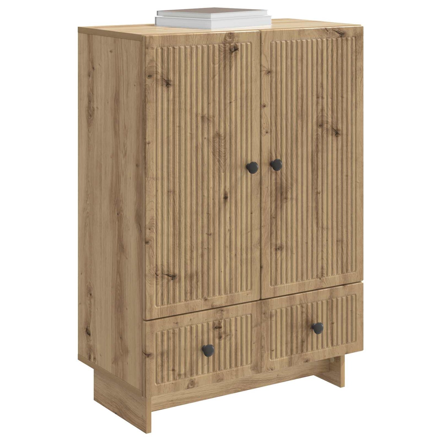Dressoir Artisan Eik 66 x 34,5 x 95 cm Geconstrueerd hout is nu te koop bij PeponiXL, paradijselijk wonen!