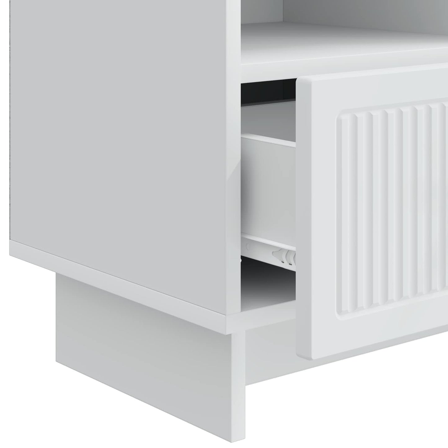 TV-kast met lade Wit 102 x 34,5 x 50 cm Bewerkt hout is nu te koop bij PeponiXL, paradijselijk wonen!