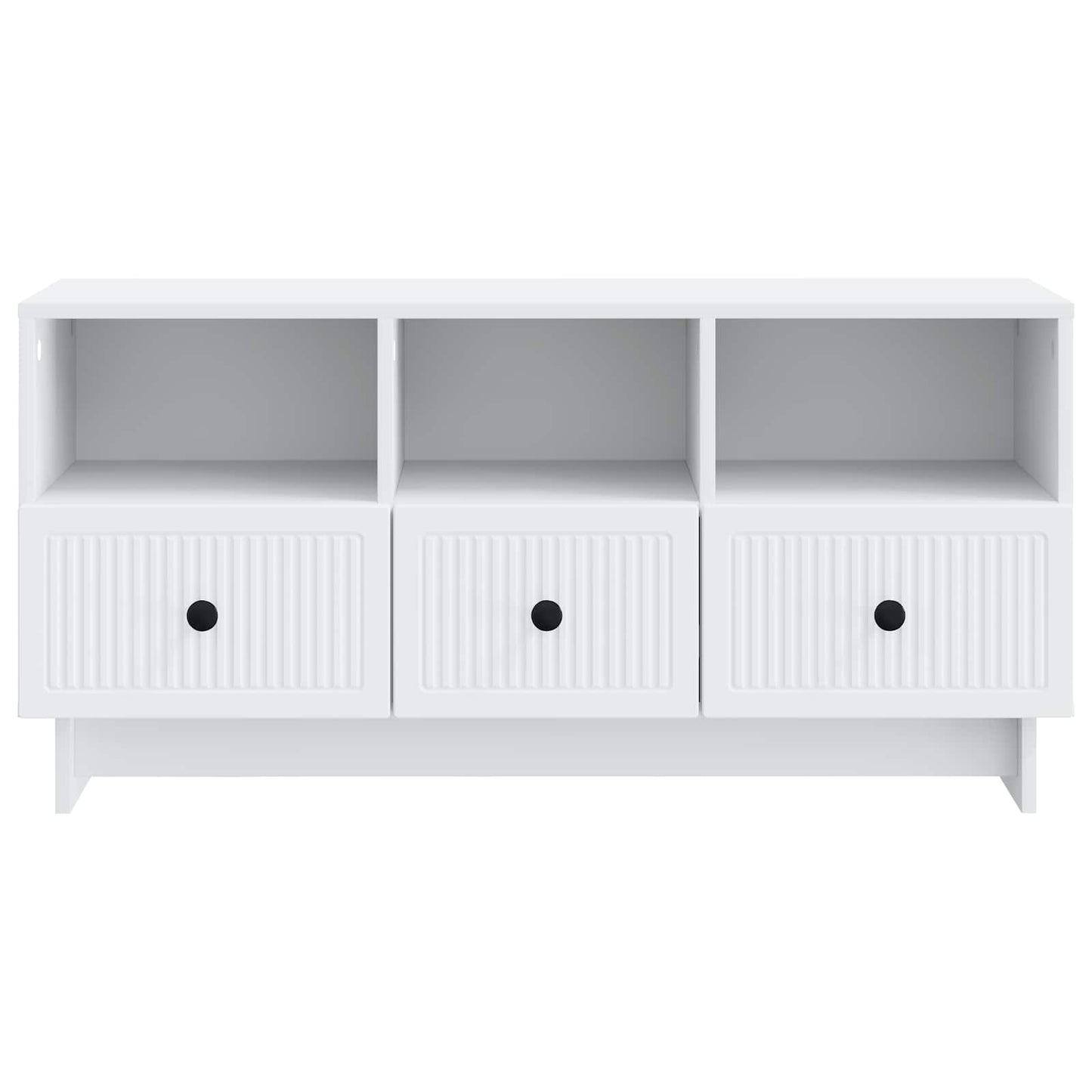 TV-kast met lade Wit 102 x 34,5 x 50 cm Bewerkt hout is nu te koop bij PeponiXL, paradijselijk wonen!