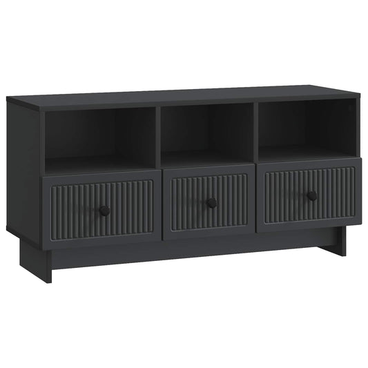 TV-kast met lade Zwart 102 x 34,5 x 50 cm Bewerkt hout is nu te koop bij PeponiXL, paradijselijk wonen!