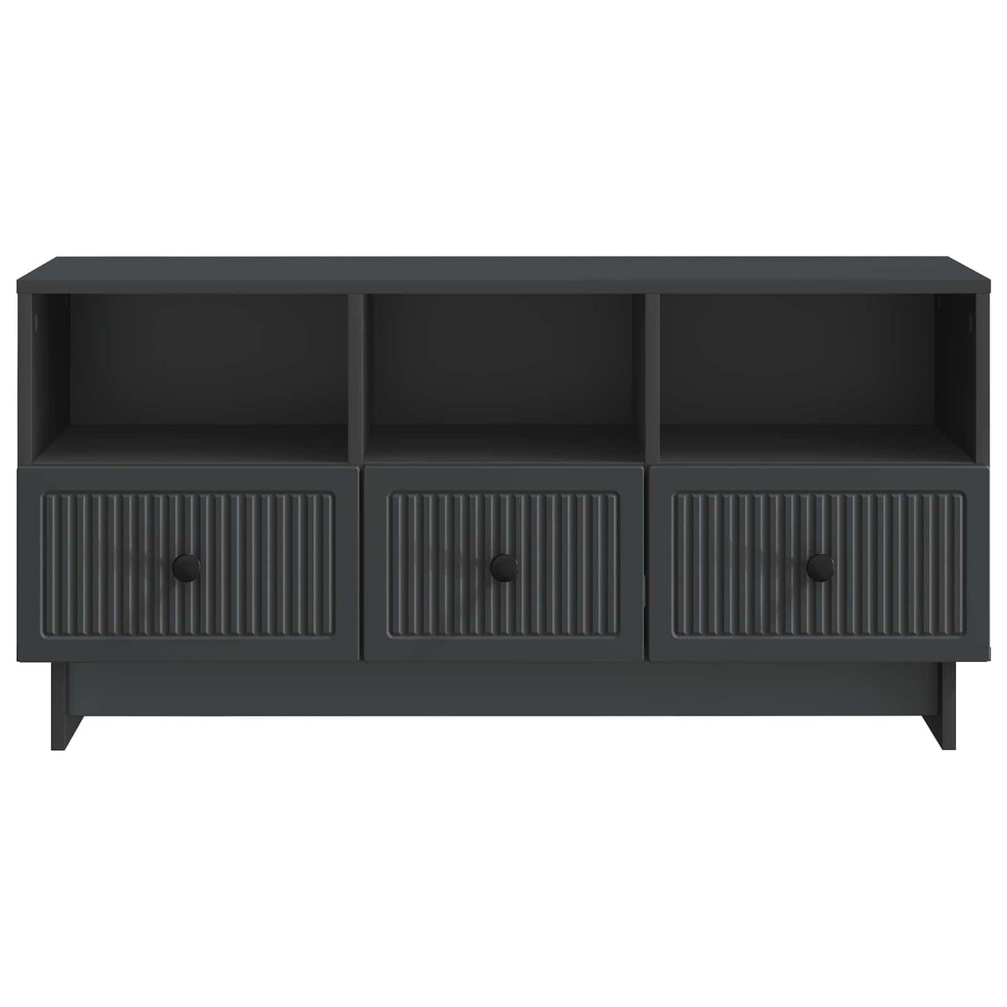 TV-kast met lade Zwart 102 x 34,5 x 50 cm Bewerkt hout is nu te koop bij PeponiXL, paradijselijk wonen!