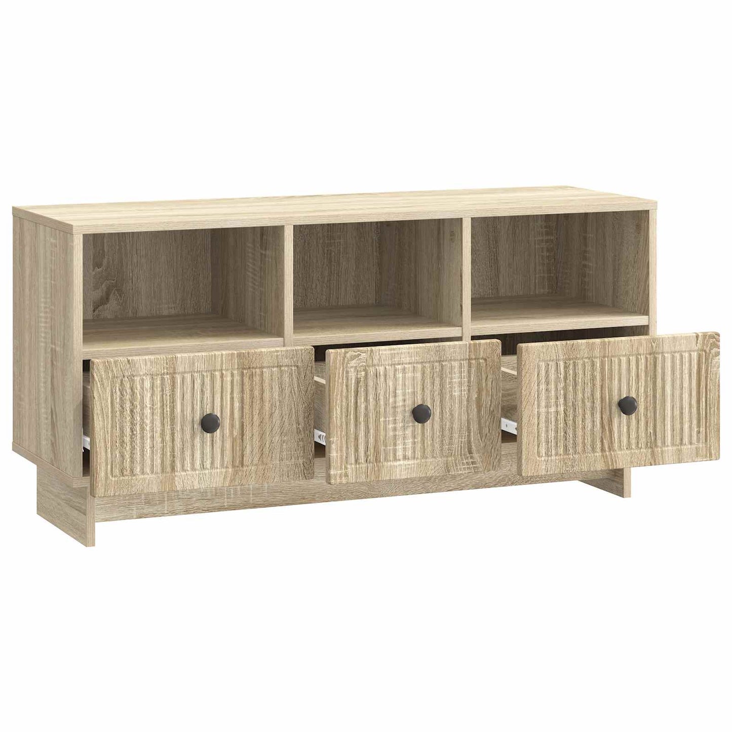 TV-kast met lade Sonoma Eiken 102 x 34,5 x 50 cm Bewerkt hout is nu te koop bij PeponiXL, paradijselijk wonen!