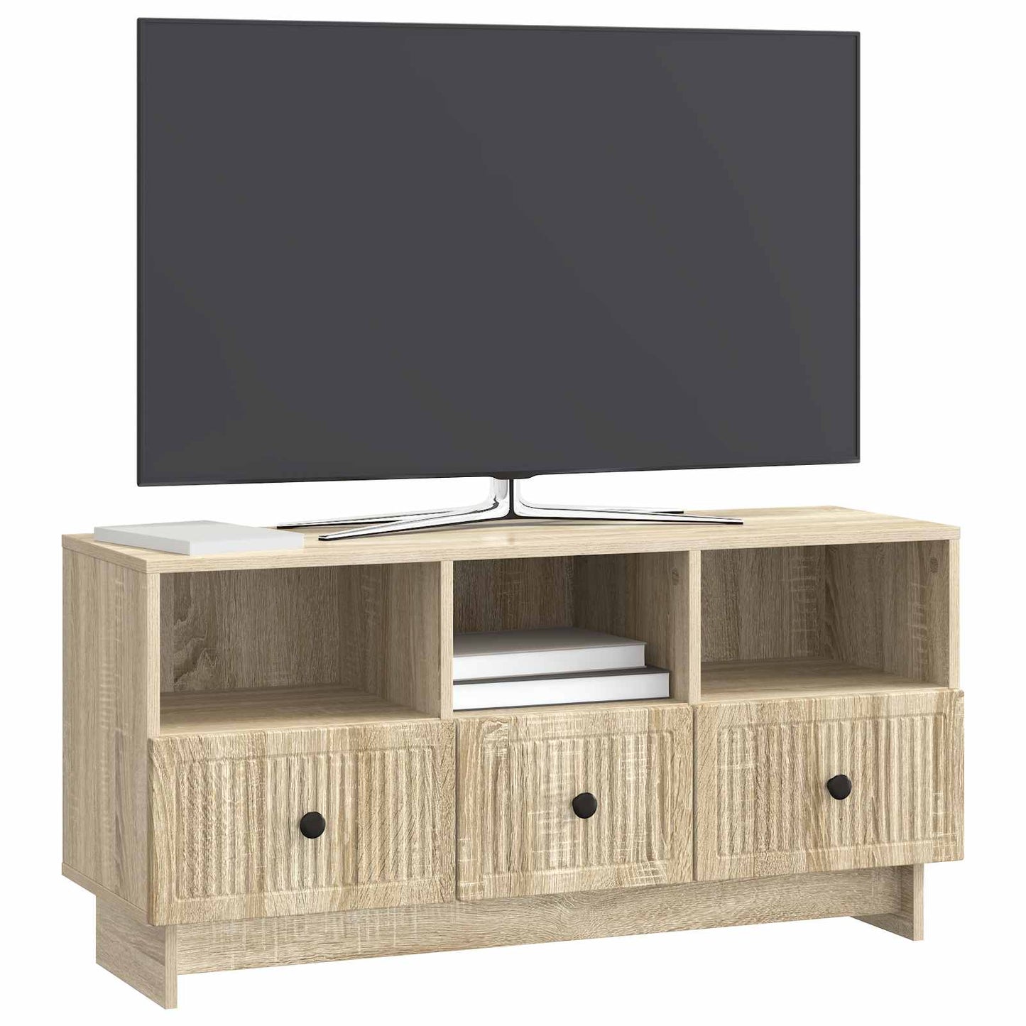 TV-kast met lade Sonoma Eiken 102 x 34,5 x 50 cm Bewerkt hout is nu te koop bij PeponiXL, paradijselijk wonen!