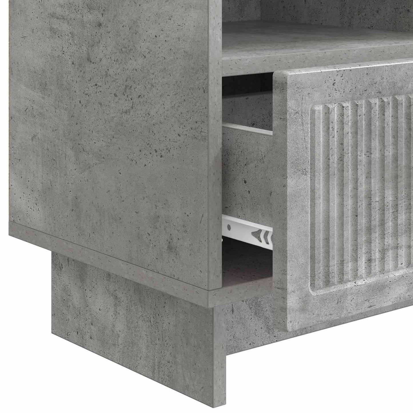 TV-kast met lade Betongrijs 102 x 34,5 x 50 cm Bewerkt hout is nu te koop bij PeponiXL, paradijselijk wonen!