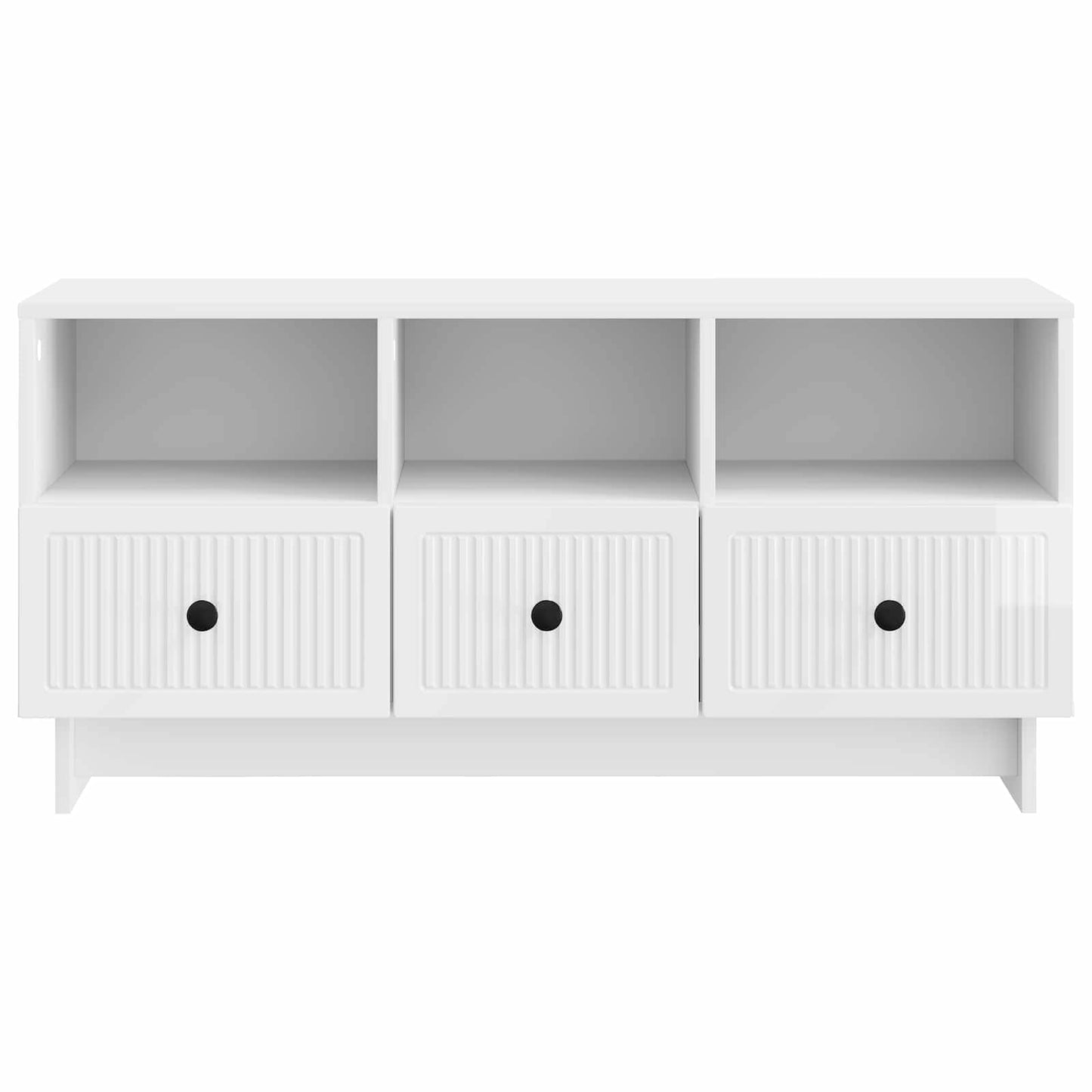 TV-kast met lade Hoogglans Wit 102 x 34,5 x 50 cm Bewerkt hout is nu te koop bij PeponiXL, paradijselijk wonen!