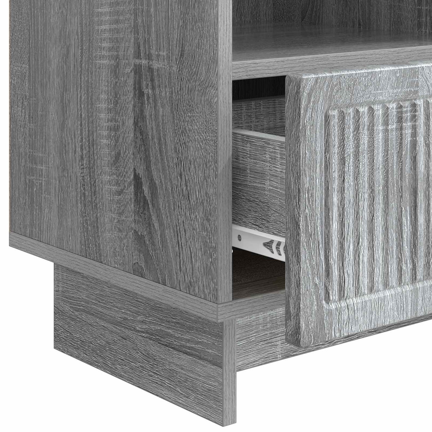TV-kast met lade Grijs sonoma 102 x 34,5 x 50 cm Bewerkt hout is nu te koop bij PeponiXL, paradijselijk wonen!