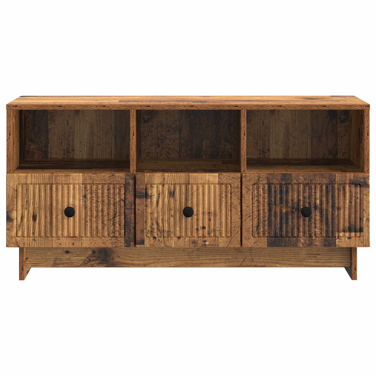 TV-kast met lade Oud hout 102 x 34,5 x 50 cm Bewerkt hout is nu te koop bij PeponiXL, paradijselijk wonen!