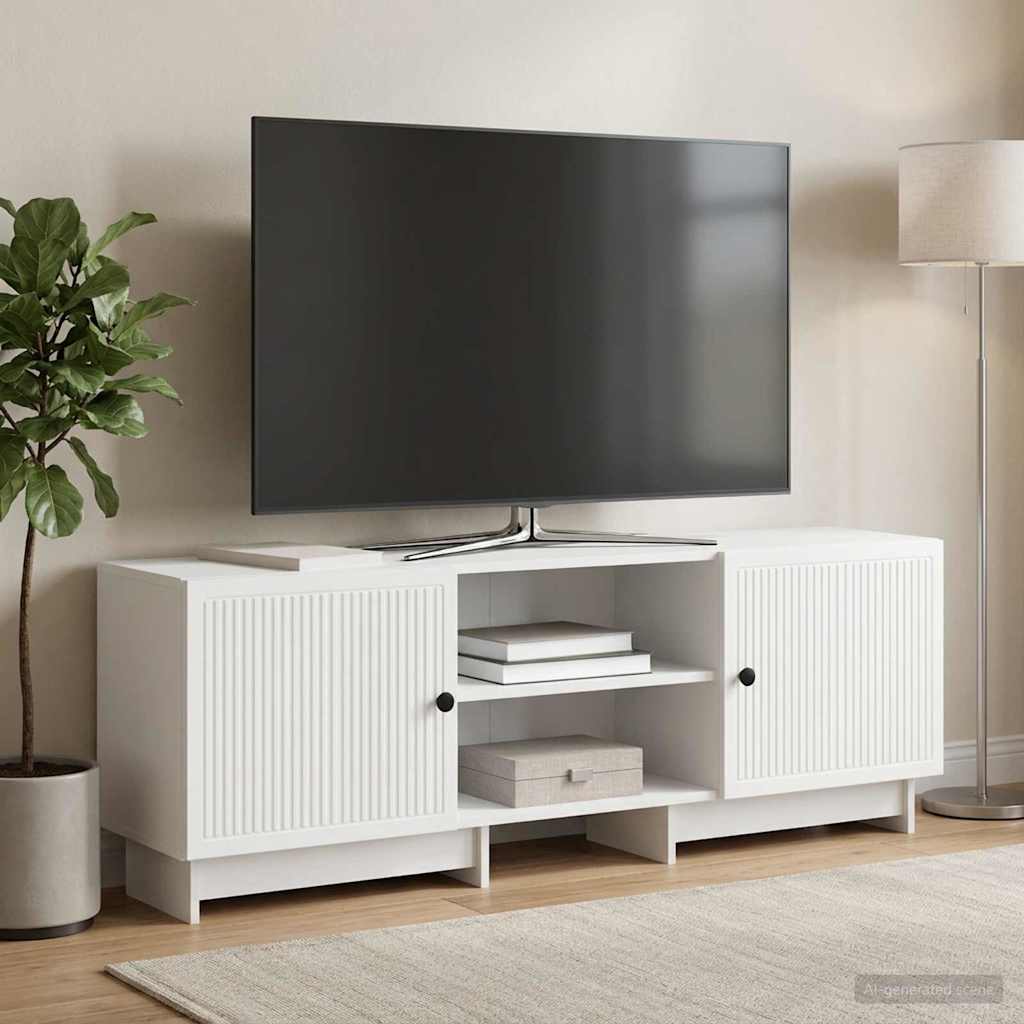 TV-kast Wit 150 x 31 x 50 cm Geconstrueerd hout is nu te koop bij PeponiXL, paradijselijk wonen!