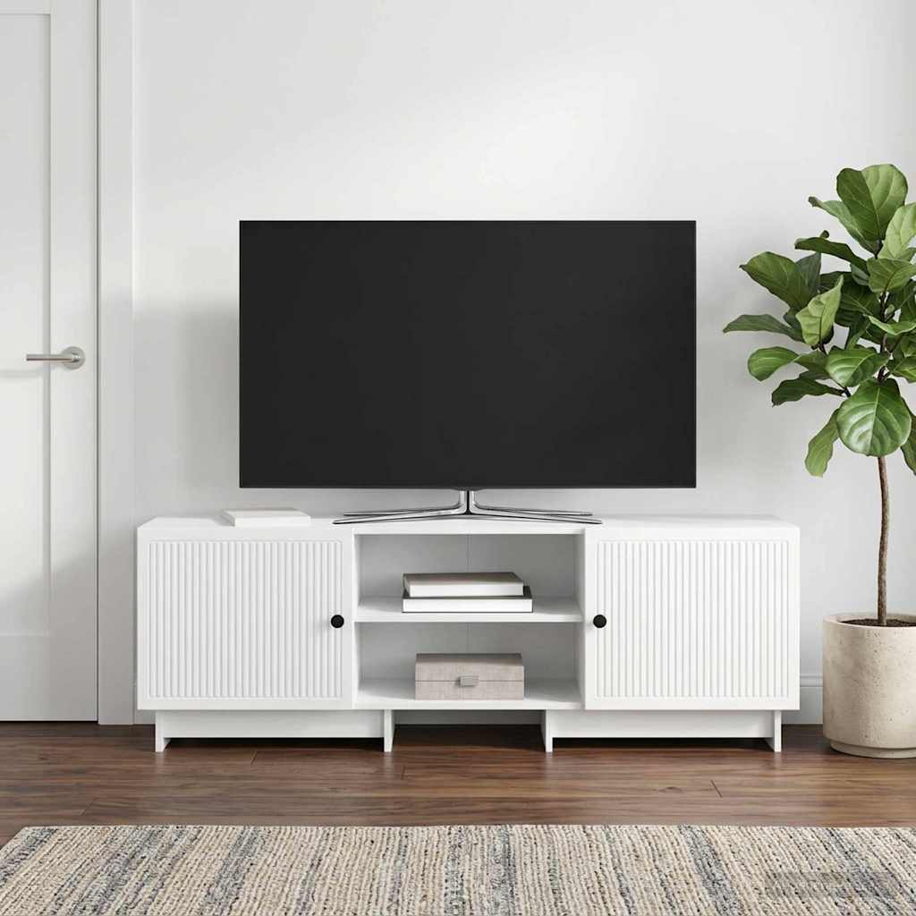 TV-kast Wit 150 x 31 x 50 cm Geconstrueerd hout is nu te koop bij PeponiXL, paradijselijk wonen!