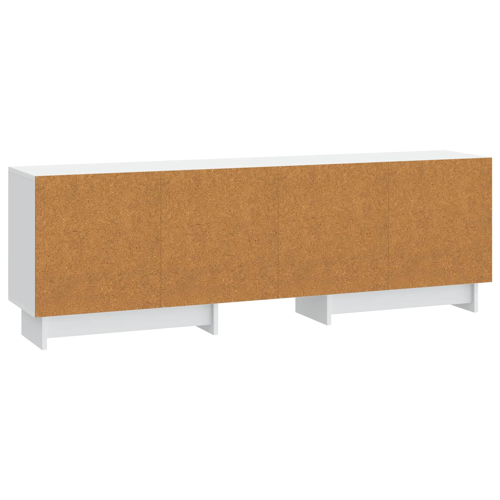 TV-kast Wit 150 x 31 x 50 cm Geconstrueerd hout is nu te koop bij PeponiXL, paradijselijk wonen!