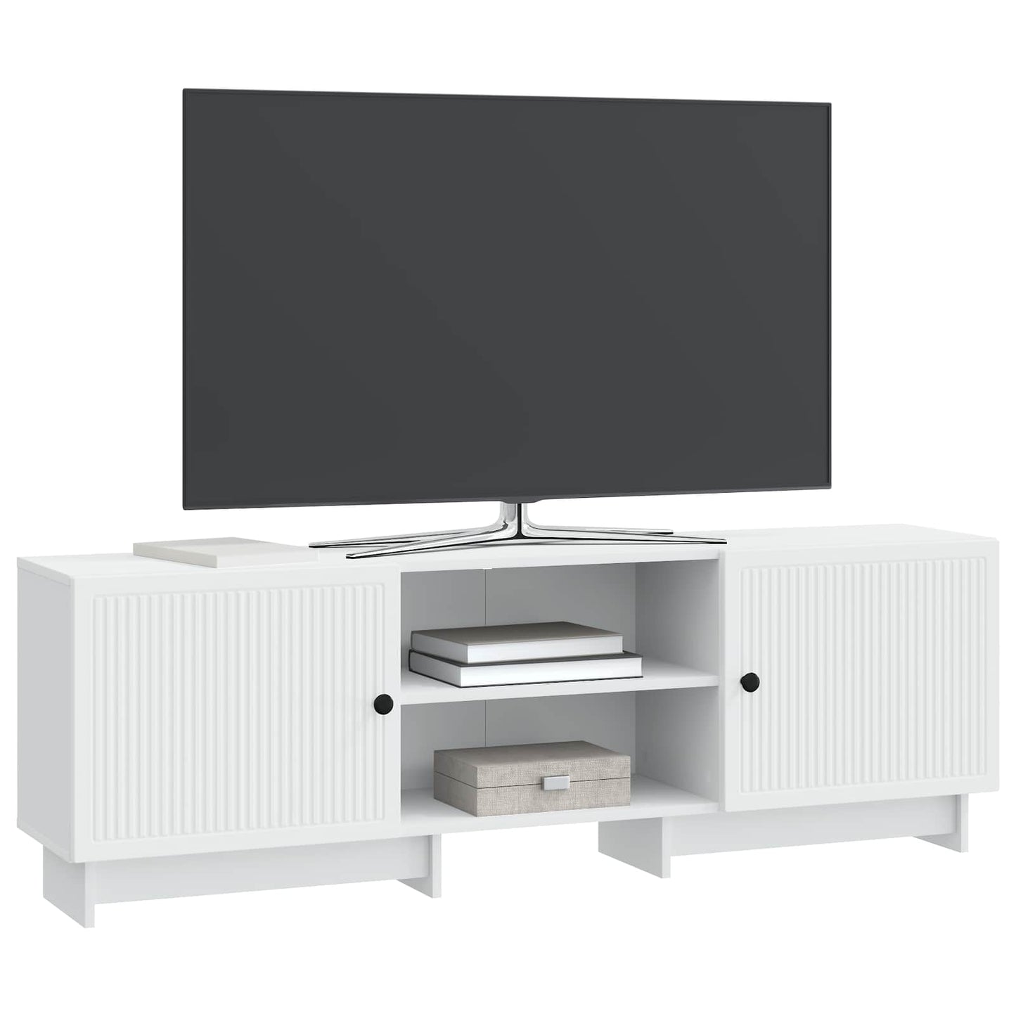 TV-kast Wit 150 x 31 x 50 cm Geconstrueerd hout is nu te koop bij PeponiXL, paradijselijk wonen!