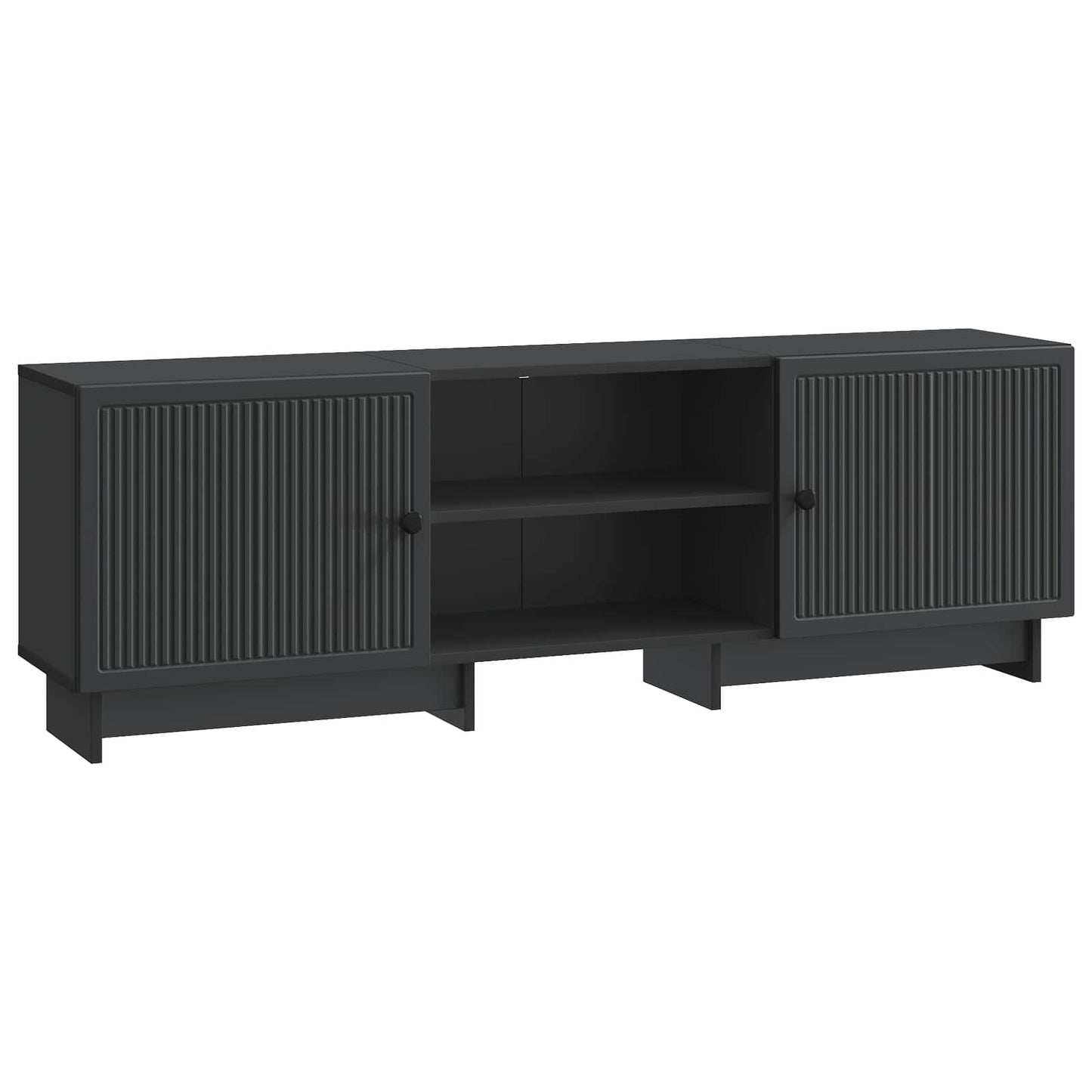 TV-kast Zwart 150 x 31 x 50 cm Geconstrueerd hout is nu te koop bij PeponiXL, paradijselijk wonen!