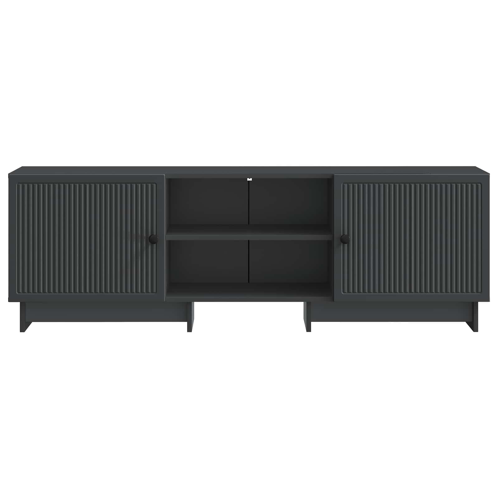 TV-kast Zwart 150 x 31 x 50 cm Geconstrueerd hout is nu te koop bij PeponiXL, paradijselijk wonen!