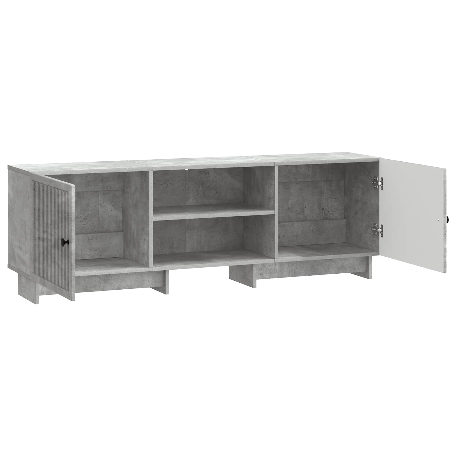 TV-kast Beton Grijs 150 x 31 x 50 cm Geconstrueerd hout is nu te koop bij PeponiXL, paradijselijk wonen!