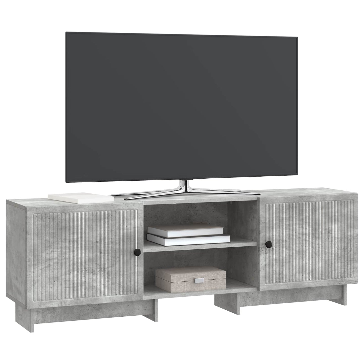 TV-kast Beton Grijs 150 x 31 x 50 cm Geconstrueerd hout is nu te koop bij PeponiXL, paradijselijk wonen!