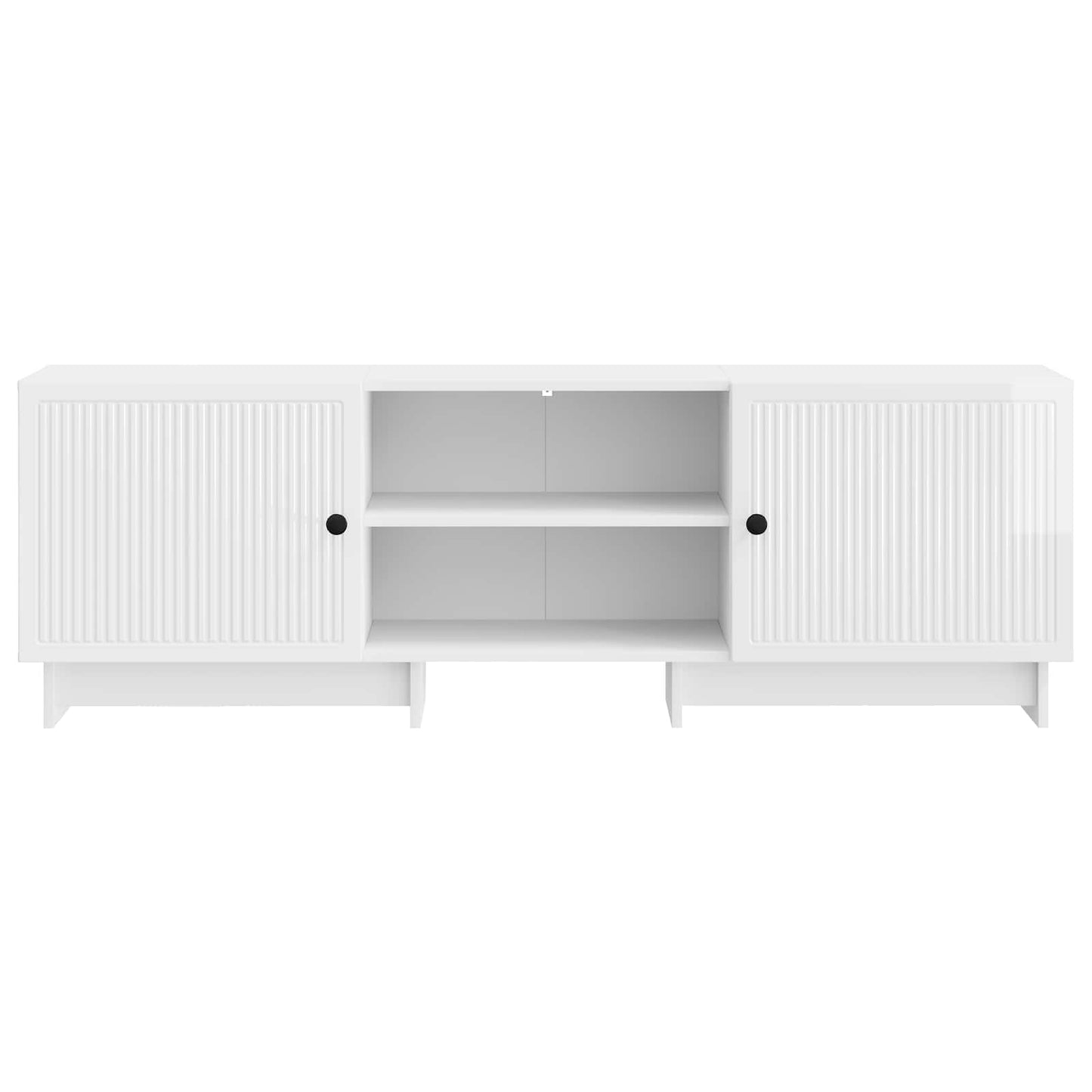 TV-kast Hoogglans Wit 150 x 31 x 50 cm Geconstrueerd hout is nu te koop bij PeponiXL, paradijselijk wonen!