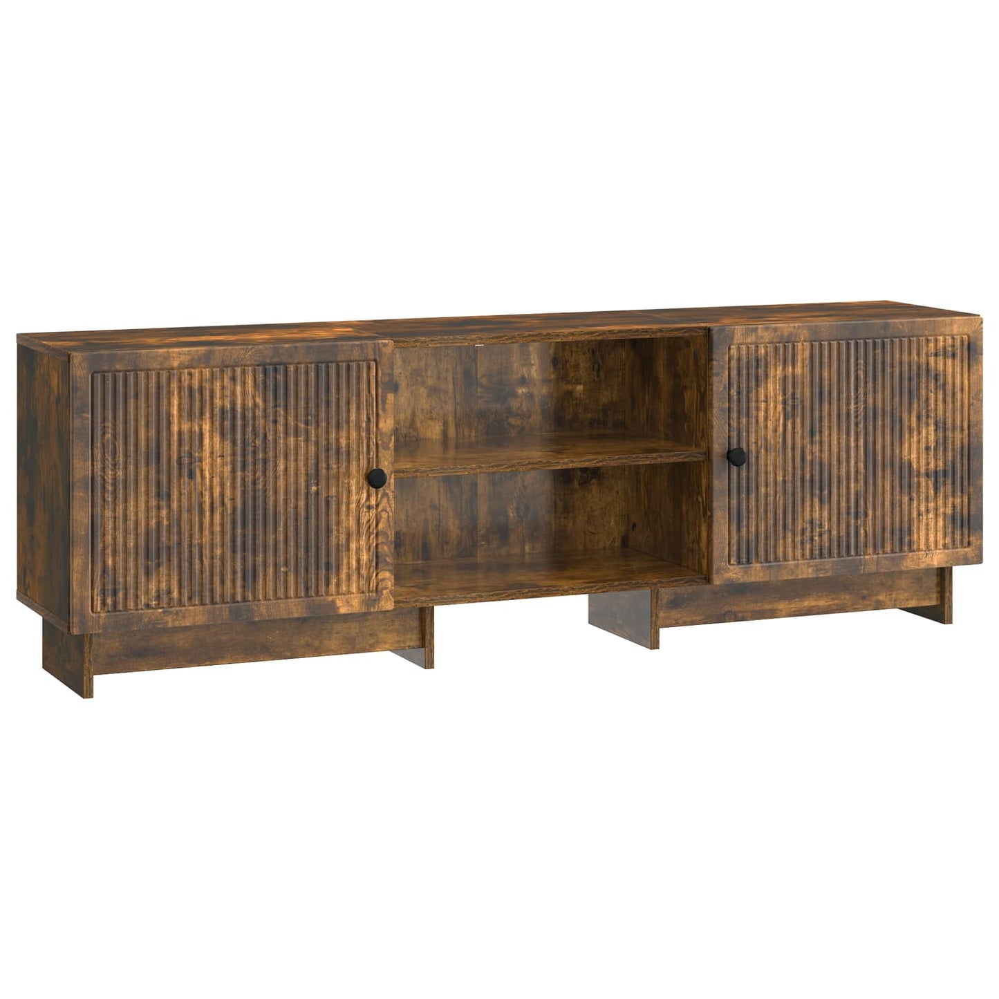 TV-kast Gerookte Eik 150 x 31 x 50 cm Geconstrueerd hout is nu te koop bij PeponiXL, paradijselijk wonen!