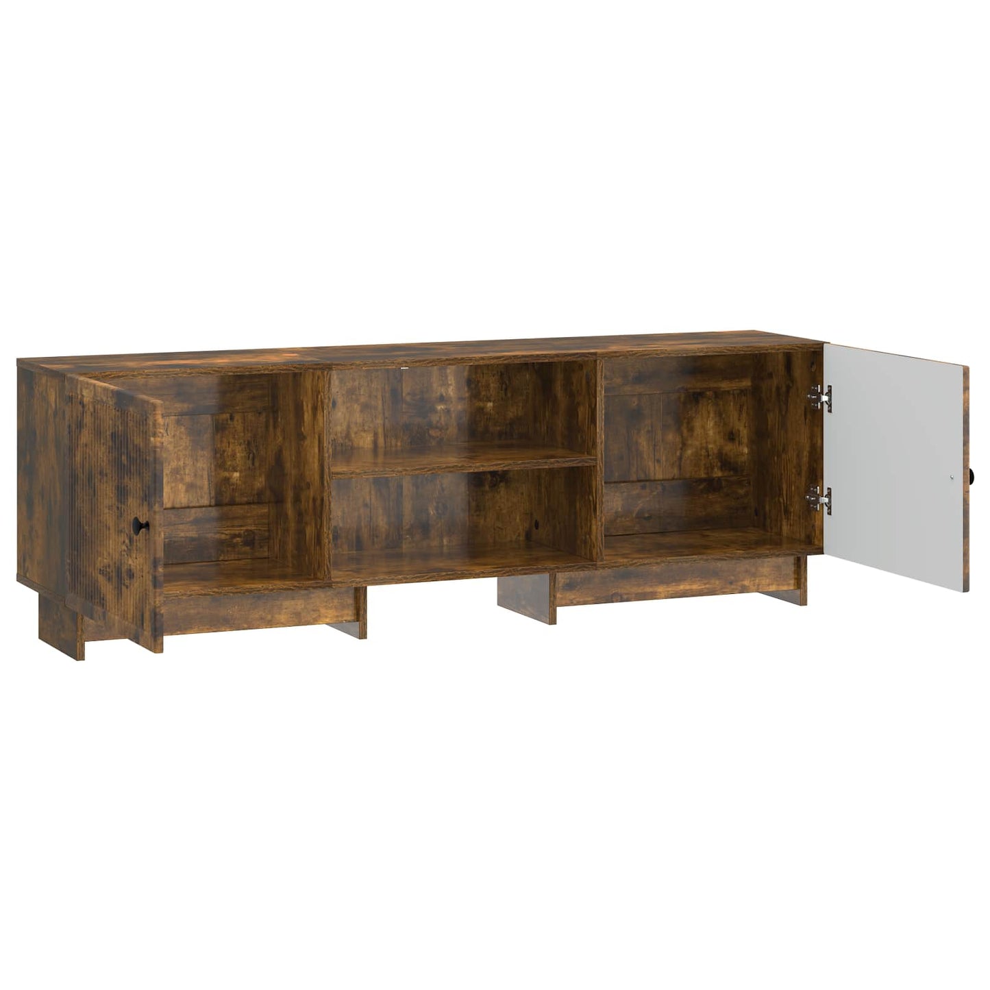 TV-kast Gerookte Eik 150 x 31 x 50 cm Geconstrueerd hout is nu te koop bij PeponiXL, paradijselijk wonen!