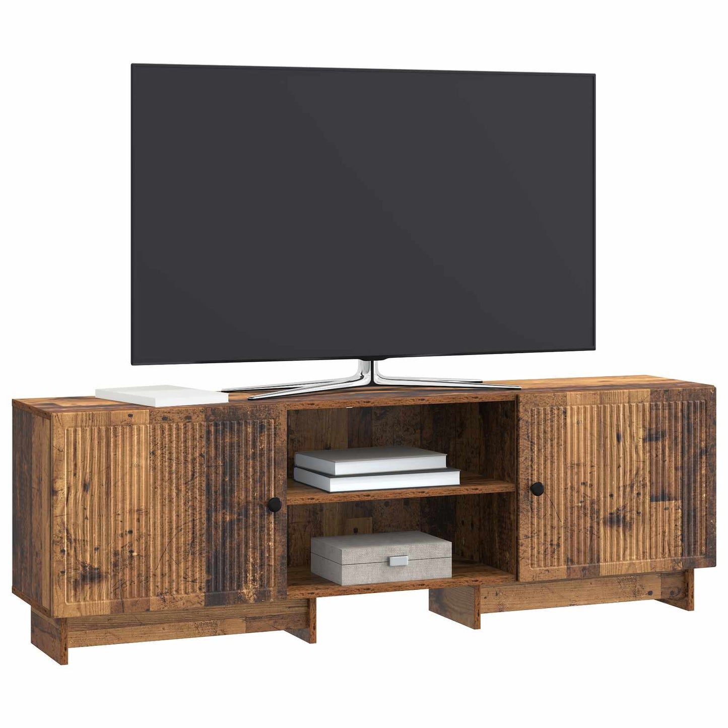 TV-kast Oudhout 150 x 31 x 50 cm Geconstrueerd hout is nu te koop bij PeponiXL, paradijselijk wonen!