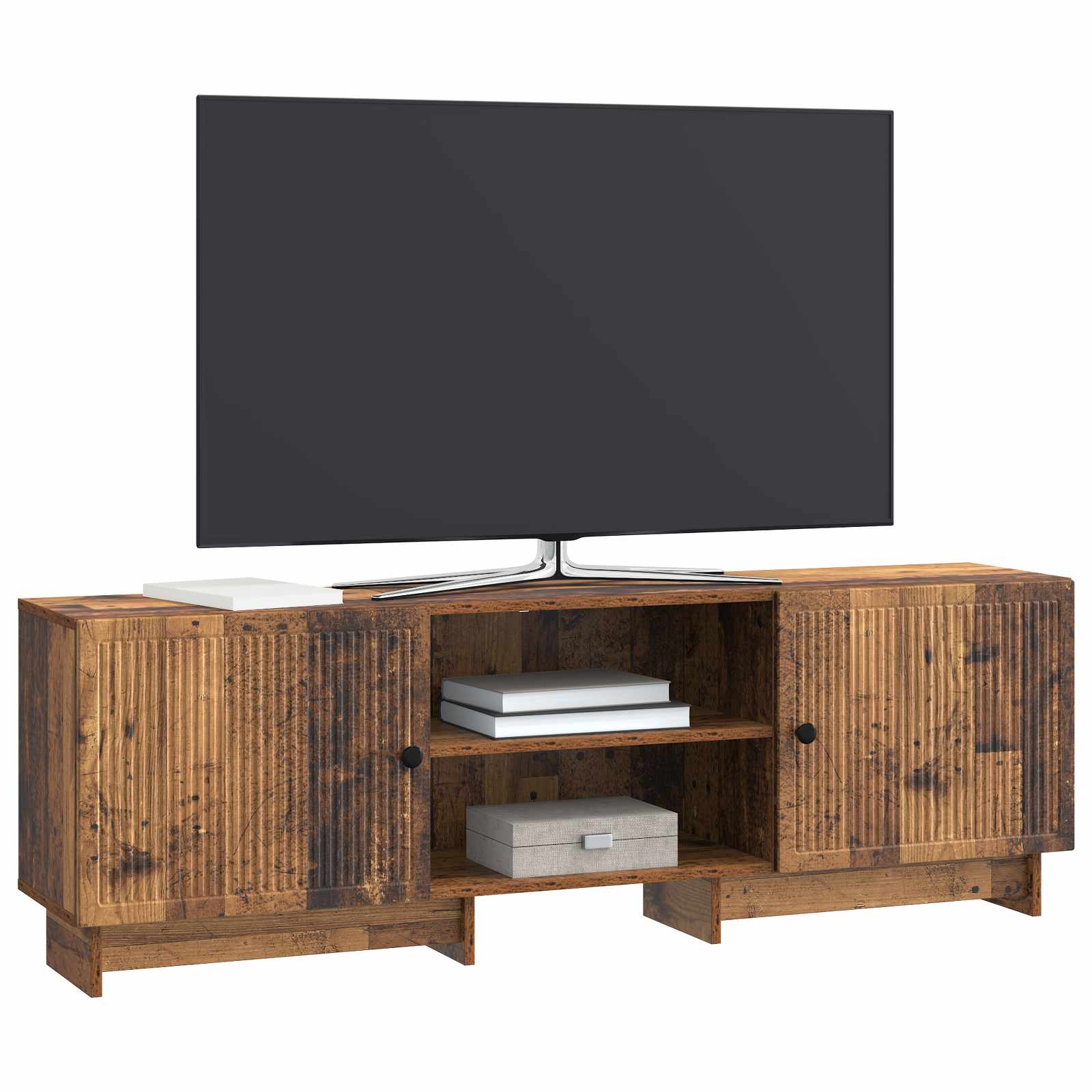 TV-kast Oudhout 150 x 31 x 50 cm Geconstrueerd hout is nu te koop bij PeponiXL, paradijselijk wonen!