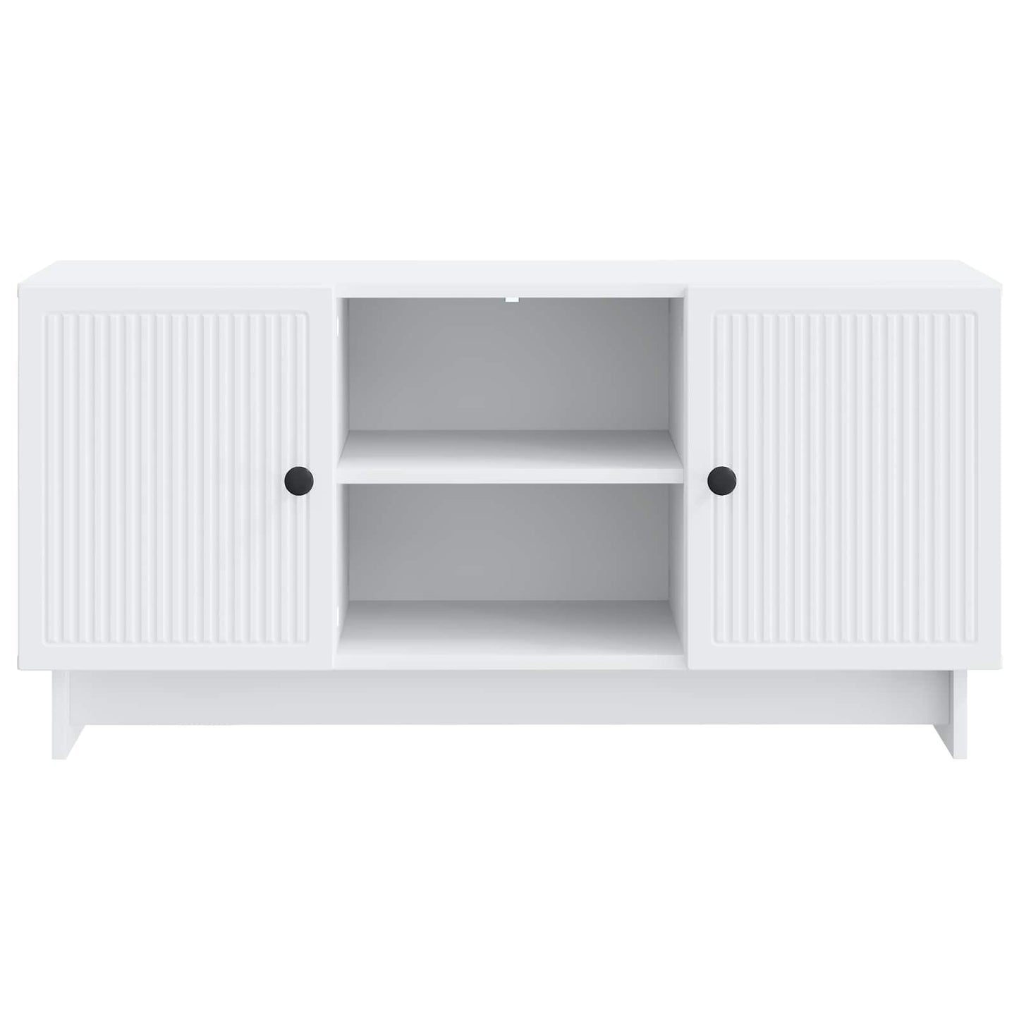 TV-kast 102 x 34,5 x 50 cm Wit Bewerkt hout is nu te koop bij PeponiXL, paradijselijk wonen!