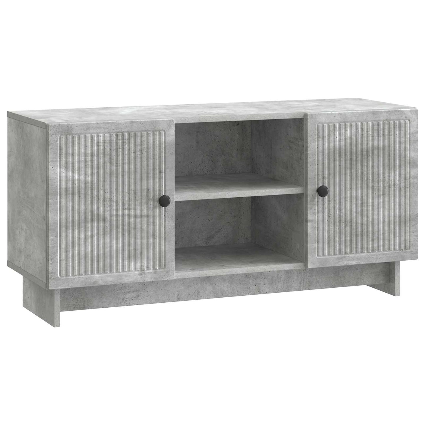 TV-kast Beton Grijs 102 x 34,5 x 50 cm Bewerkt hout is nu te koop bij PeponiXL, paradijselijk wonen!