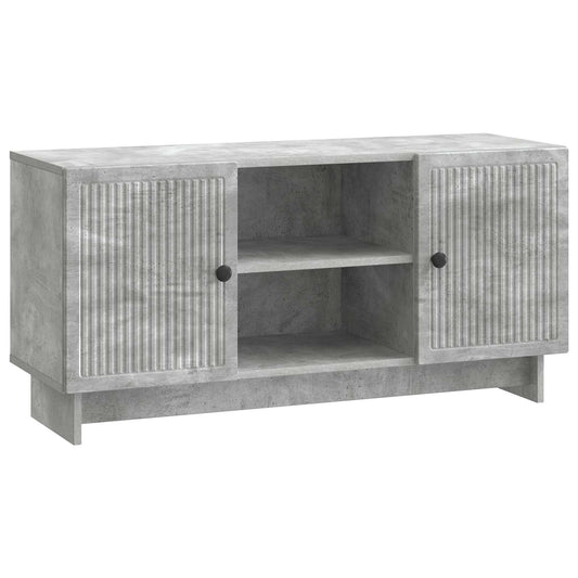 TV-kast Beton Grijs 102 x 34,5 x 50 cm Bewerkt hout is nu te koop bij PeponiXL, paradijselijk wonen!