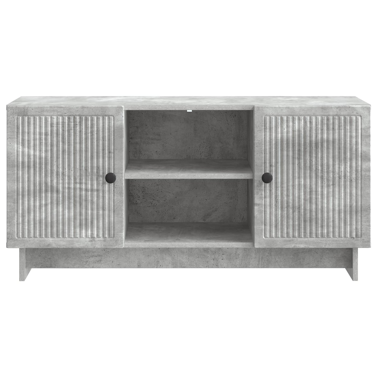 TV-kast Beton Grijs 102 x 34,5 x 50 cm Bewerkt hout is nu te koop bij PeponiXL, paradijselijk wonen!