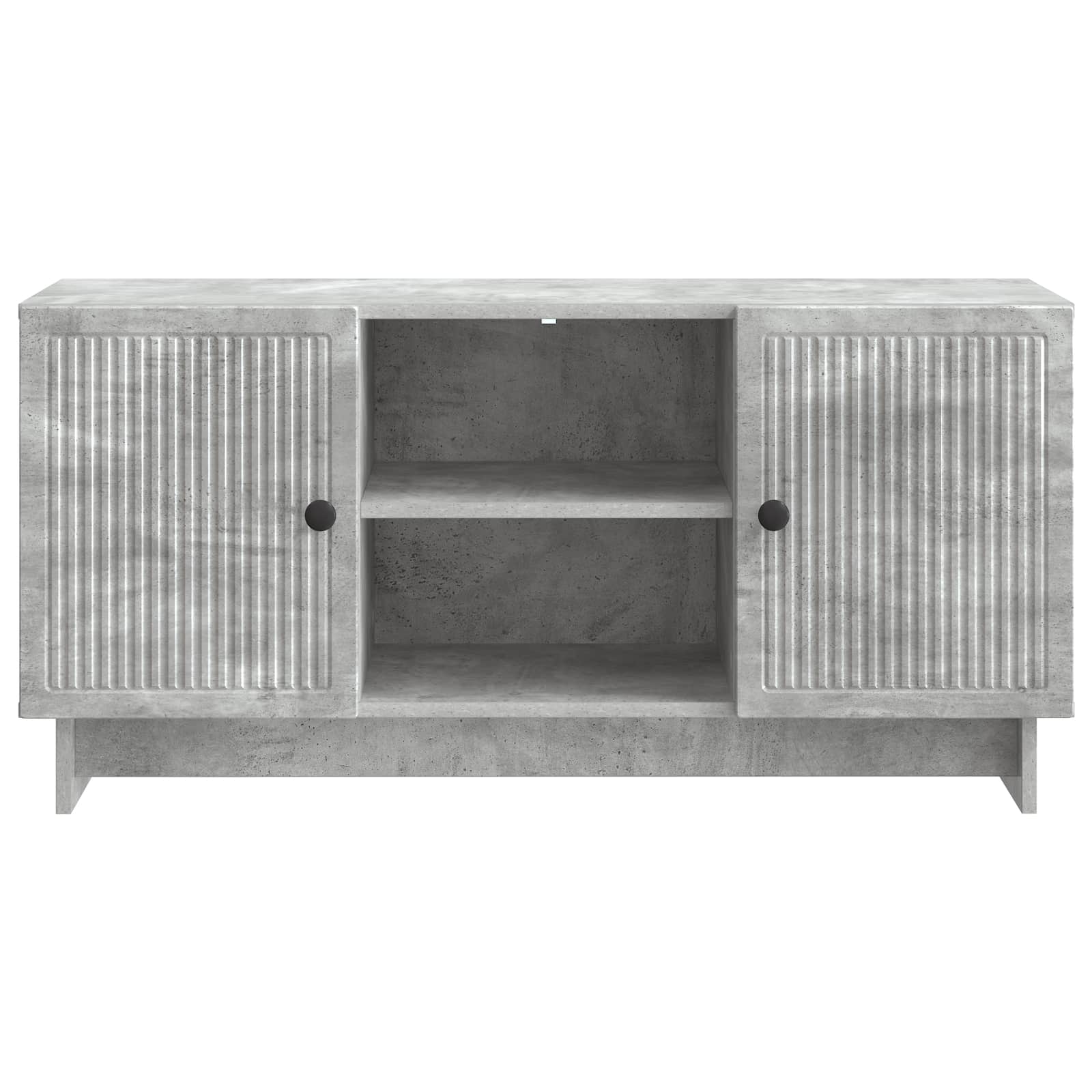 TV-kast Beton Grijs 102 x 34,5 x 50 cm Bewerkt hout is nu te koop bij PeponiXL, paradijselijk wonen!
