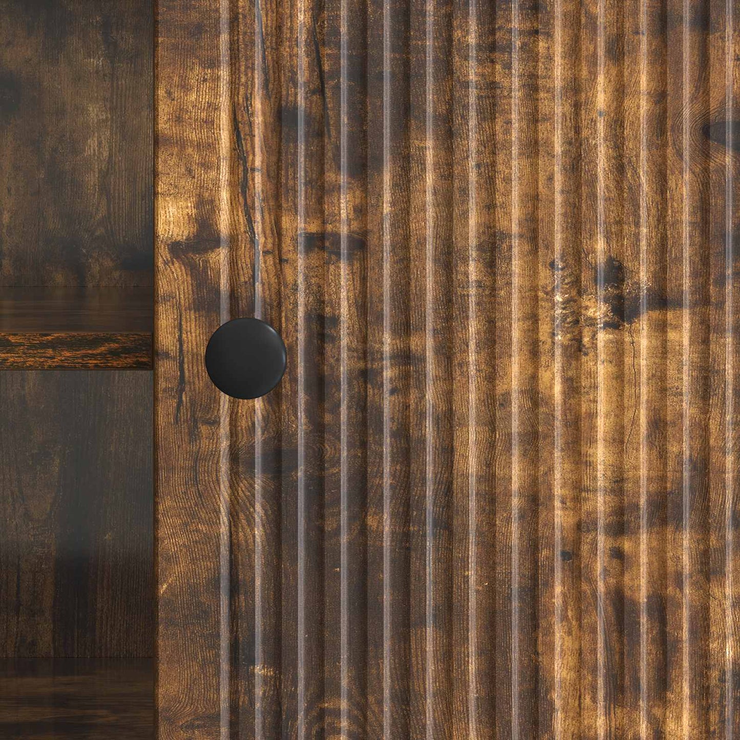 TV-kast Gerookt eiken 102 x 34,5 x 50 cm Bewerkt hout is nu te koop bij PeponiXL, paradijselijk wonen!