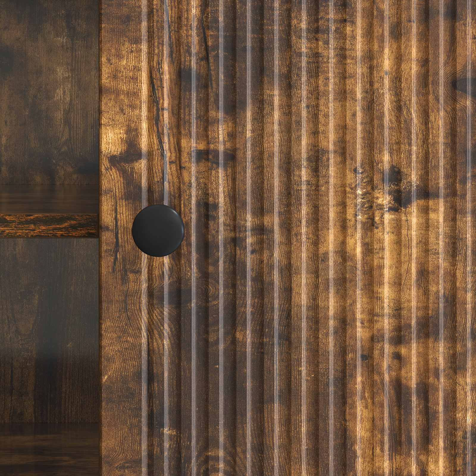 TV-kast Gerookt eiken 102 x 34,5 x 50 cm Bewerkt hout is nu te koop bij PeponiXL, paradijselijk wonen!