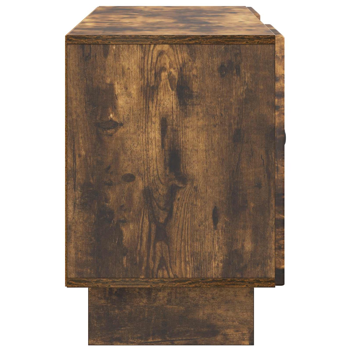 TV-kast Gerookt eiken 102 x 34,5 x 50 cm Bewerkt hout is nu te koop bij PeponiXL, paradijselijk wonen!